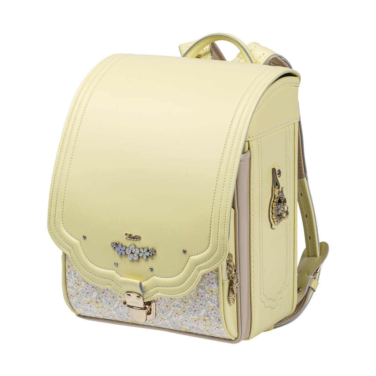 ロメリア ランドセル 2027年モデル 半かぶせタイプ フローラルイエロー