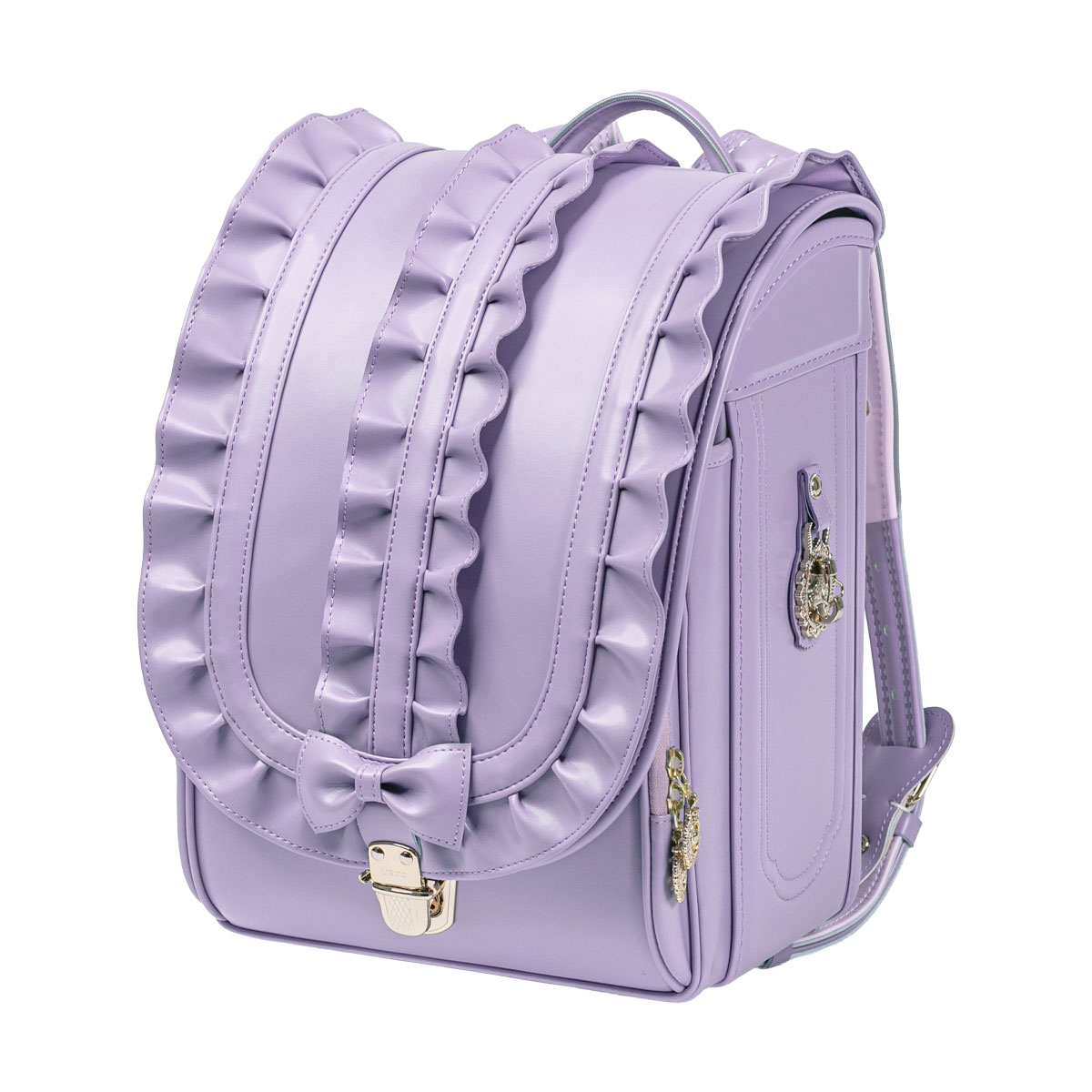 メルティーフリル ランドセル 2027年モデル 半かぶせタイプ ラベンダーミスト