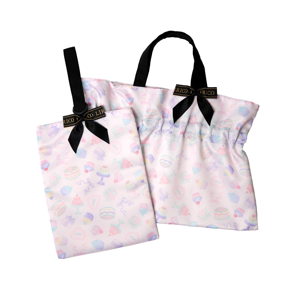 レッスンバッグ＆シューズバッグ 2点セット ギャザーリボンタイプ Melty メルティー 送料無料