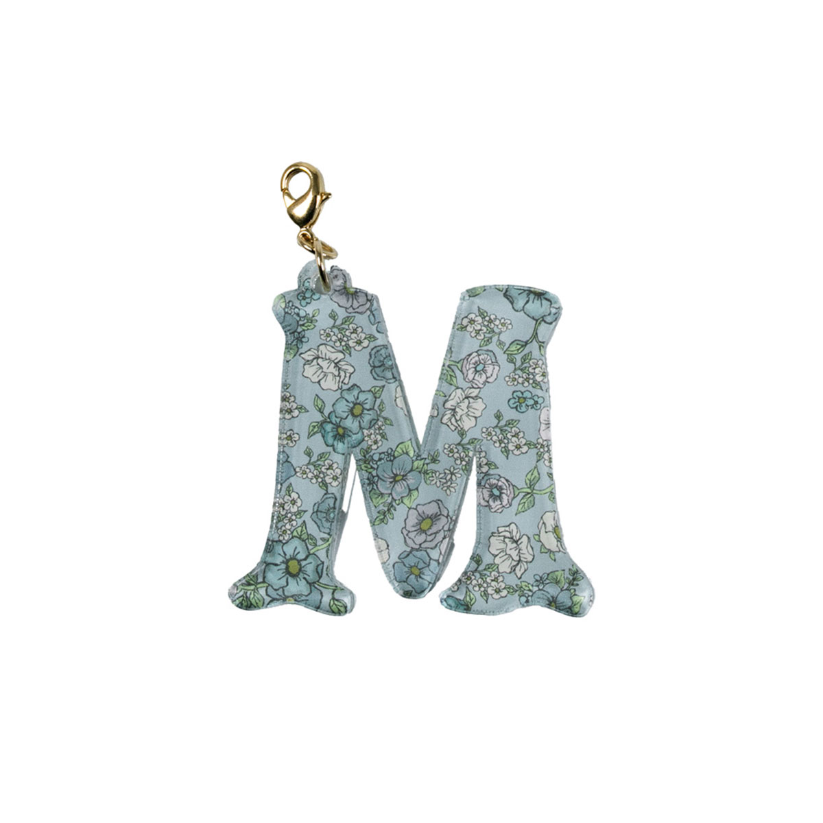 【予約：3月上旬以降発送】シェリーローブ アクリルチャーム アルファベット M ポスト便送料300円