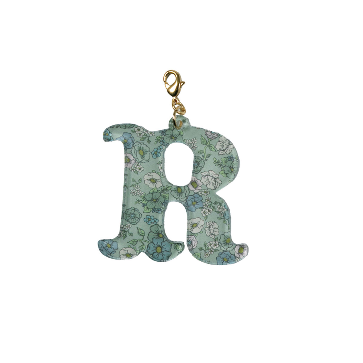 【予約：3月上旬以降発送】シェリーローブ アクリルチャーム アルファベット R ポスト便送料300円