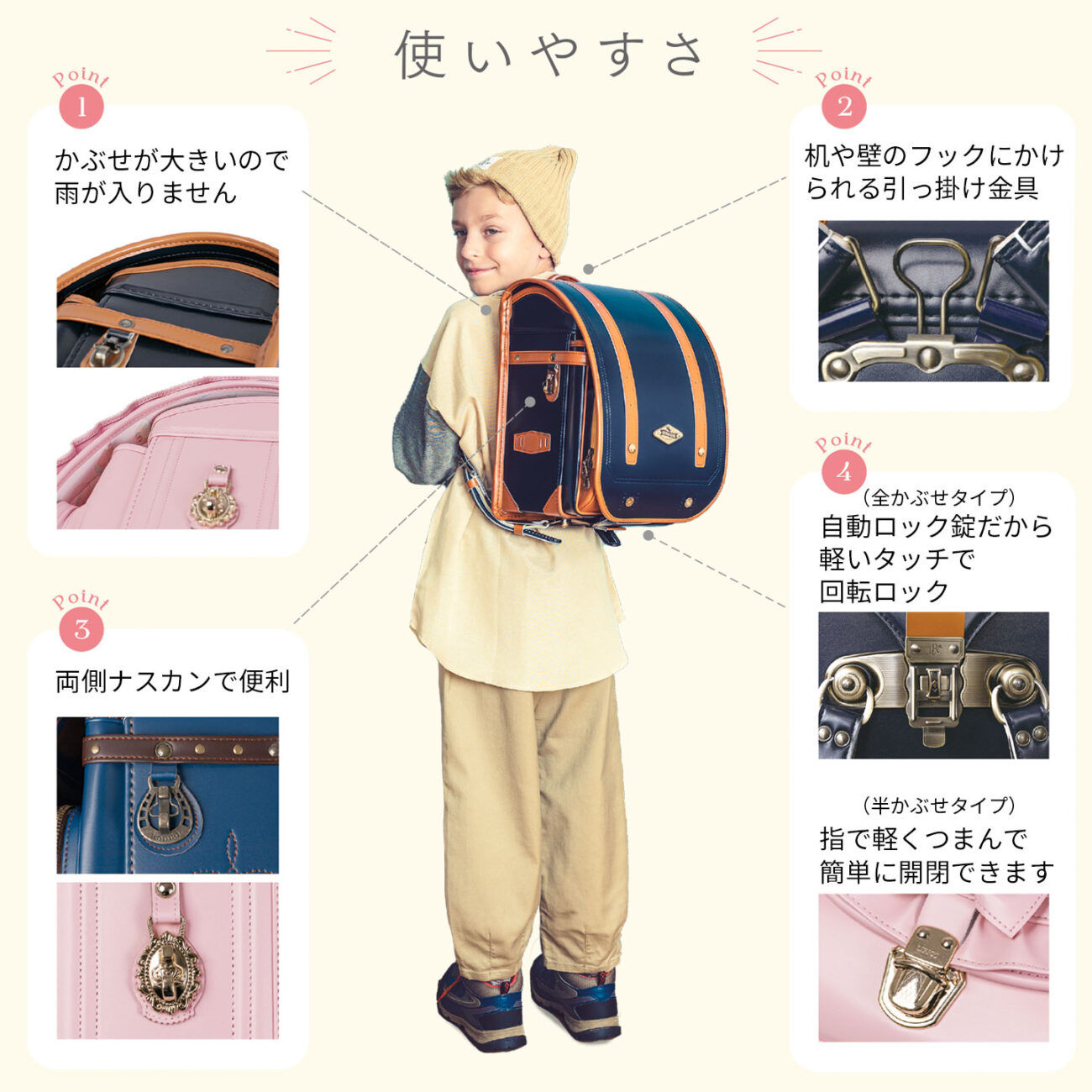 リリコ ランドセル 女の子 男の子 機能性 高品質 使いやすさ