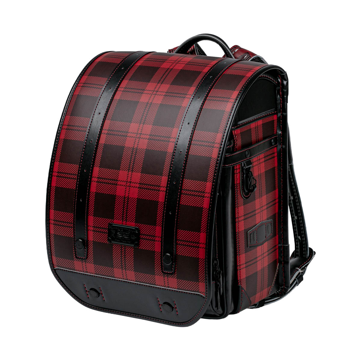 ランドセル CFカスタム CFレッド リリコ チェックの格子が描き出す、モードなスタイルの男の子ランドセル