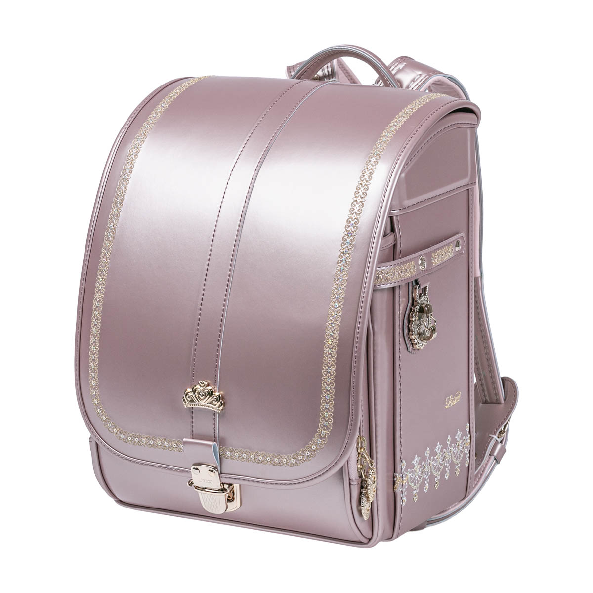 ランドセル ジュエル グリッターローズ 半かぶせタイプ リリコ ジュエリーをまとったような気品あるエレガントな女の子ランドセル