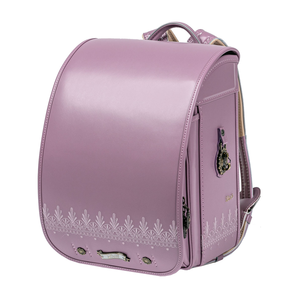 ランドセル プティーニ モーブプラム リリコ 刺しゅうの一針一針が、やわらかな可愛らしさを紡ぐ女の子ランドセル
