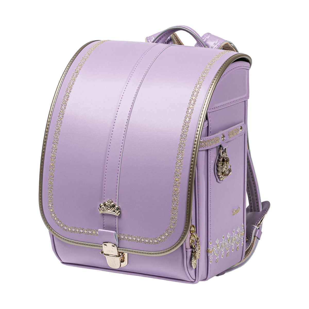 ランドセル ジュエル パールサファイア 半かぶせタイプ リリコ オーロラスパンコールを贅沢にあしらった女の子ランドセル