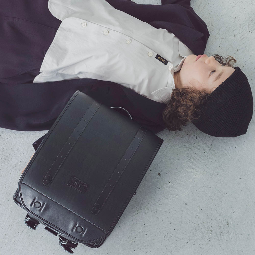 ランドセル CFカスタム CFグリーン リリコ チェックの格子が描き出す、モードなスタイルの男の子ランドセル