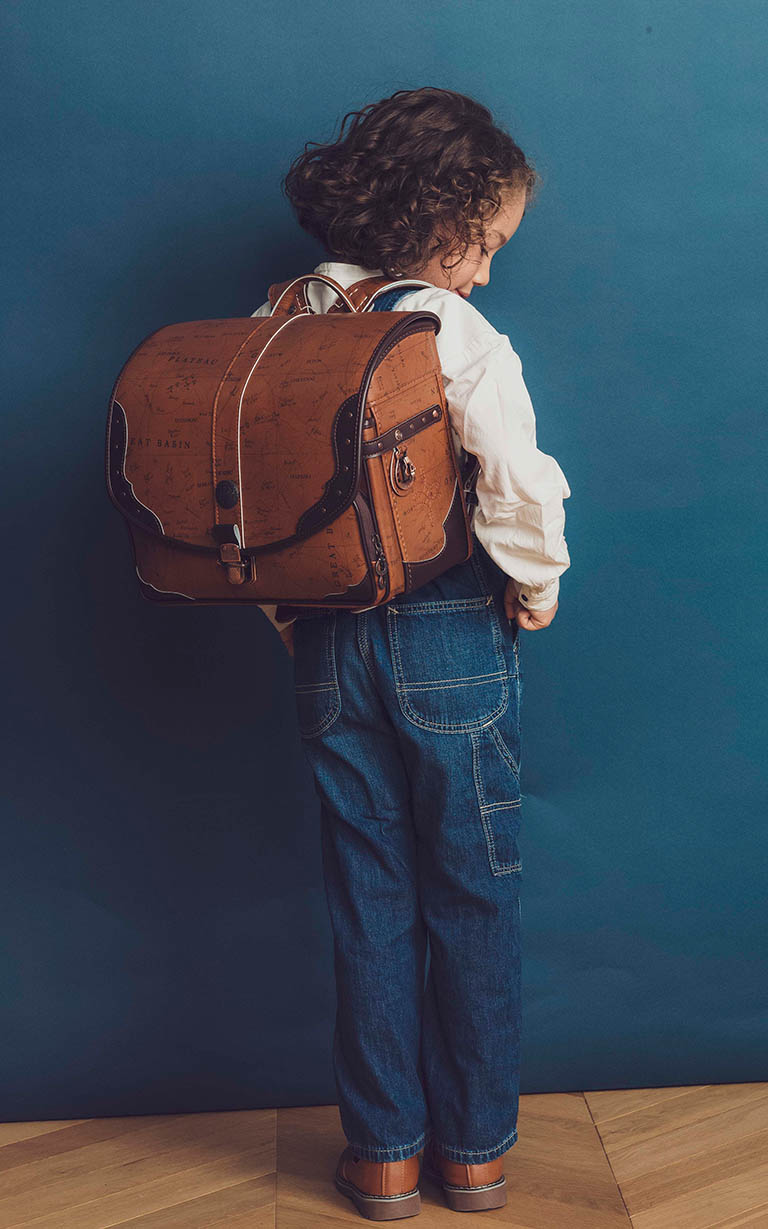 ランドセル ヒストリア リリコ 地図柄 求めたのは上質なワイルド感、オールドマップウエスタンデザインの男の子ランドセル