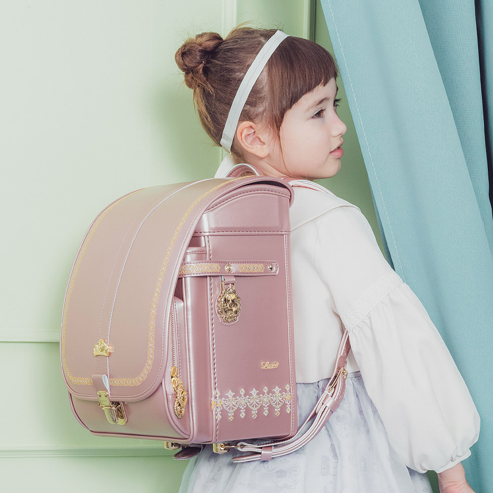 ランドセル ジュエル グリッターローズ 半かぶせタイプ リリコ きらめくジュエリーをまとったような気品あるエレガントな女の子ランドセル