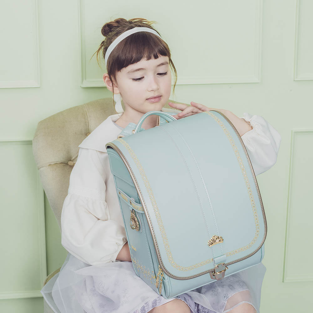 ランドセル ジュエル ミントオパール 半かぶせタイプ リリコ きらめくジュエリーをまとったような気品あるエレガントな女の子ランドセル