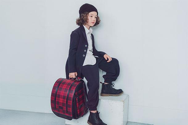 ランドセル CFカスタム リリコ チェックの格子が描き出す、モードなスタイルの男の子ランドセル